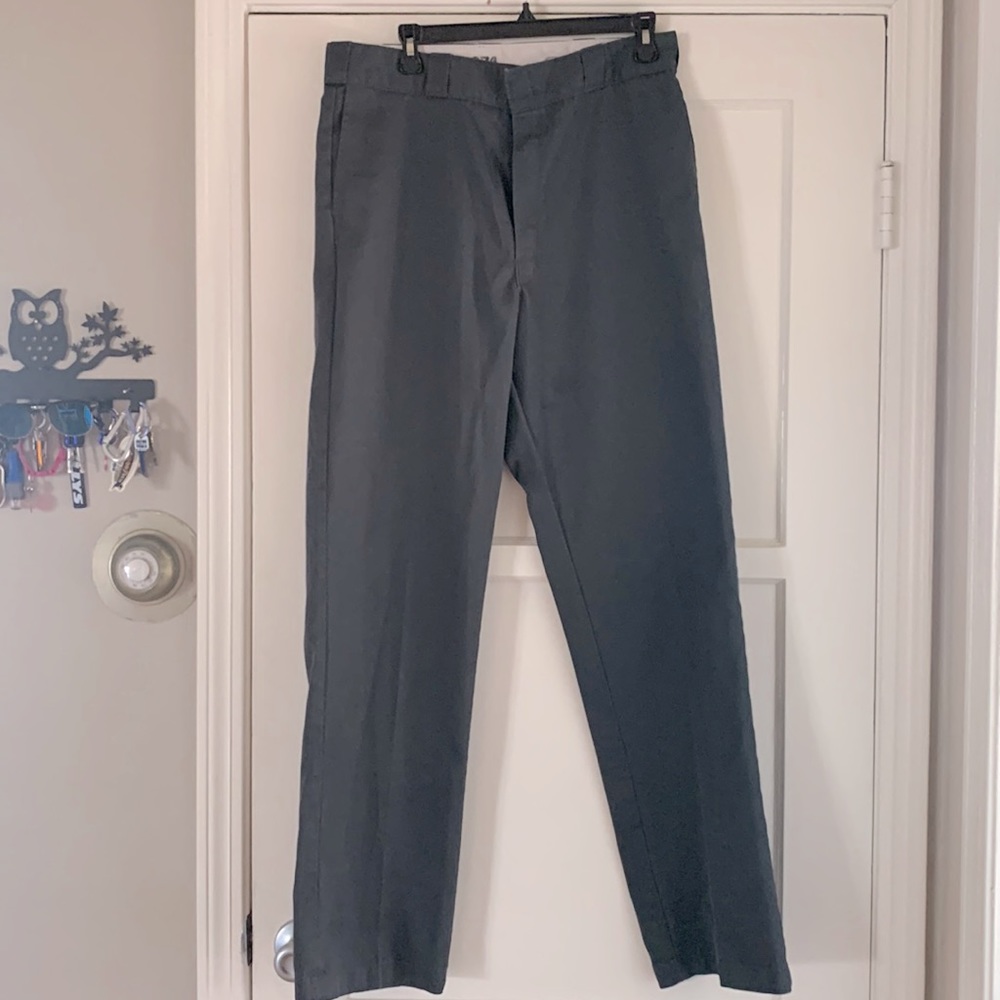 Dickies pants 874 original fit, 34x34 dark grey, EUC